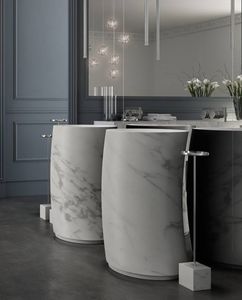 Right mrmol de Carrara, Lavabo con mrmol de Carrara