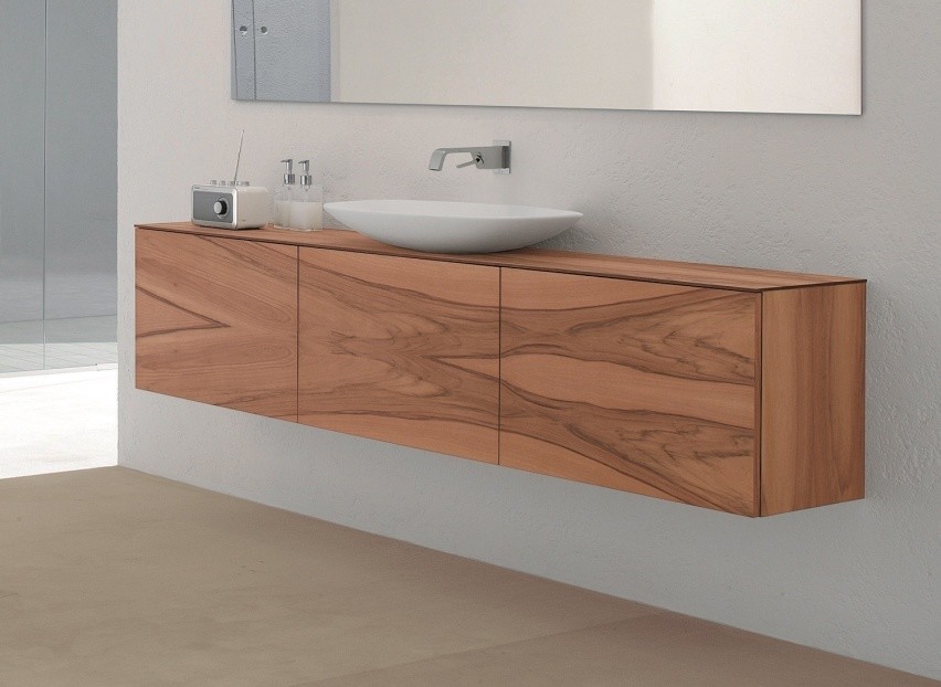 Trendteam Armario pared baño Indy color madera vieja y marrón Matera