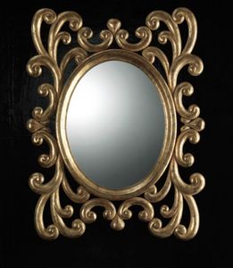 Art. 20900, Espejo ovalado con marco tallado