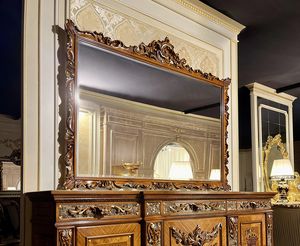 Art. 9000 espejo Luigi XV, Espejo con marco tallado, estilo cl�sico.