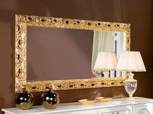 Tulipano espejo, Espejo grande, con lneas lujoso y refinado, de estilo barroco