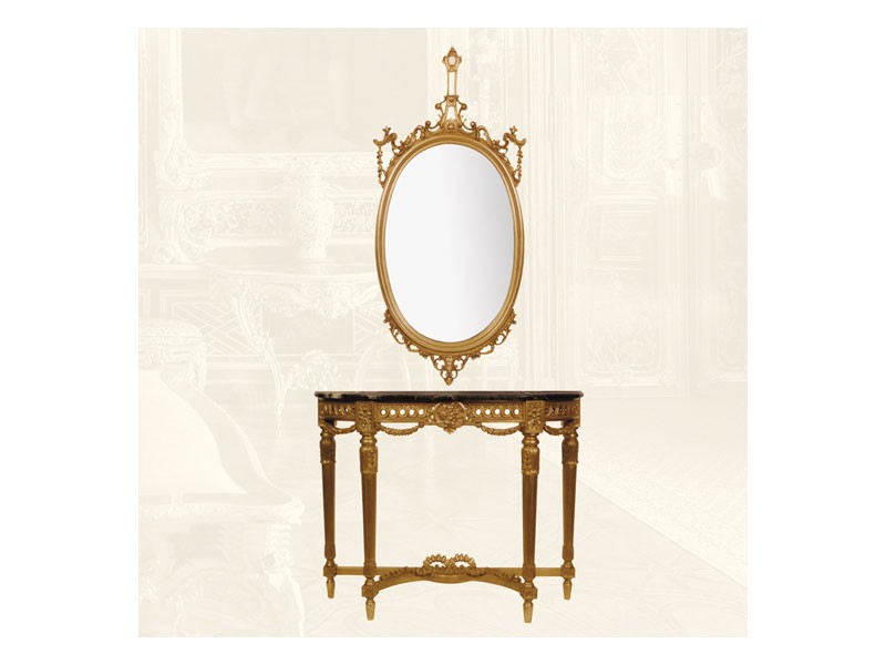 Wall Mirror art. 111/a, Espejo para salas de estar y comedores, estilo clásico