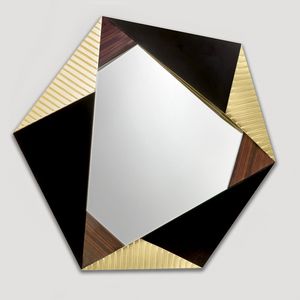 Ariel AR220, Espejo hexagonal con marco de madera