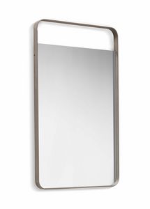 Elvis espejo, Espejo rectangular con marco de aluminio