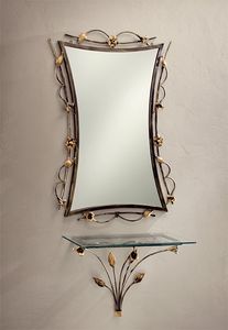 SP/300, Espejo con hierro forjado y decorado