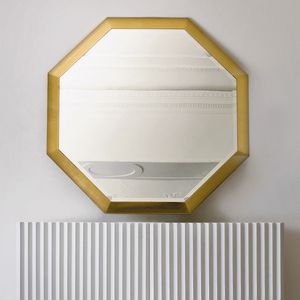 Stresa ST141, Espejo octogonal con marco de hoja de oro