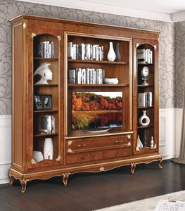 Art. 3002, Librera clsica, con soporte para TV