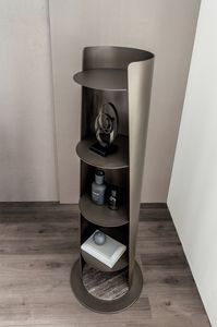 Ulisse estanter�a, Librer�a columna, estructura met�lica y base de m�rmol.