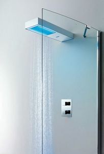 Light Shower Head, Mezclador del bao cromado; con radio y control remoto, para gimnasia