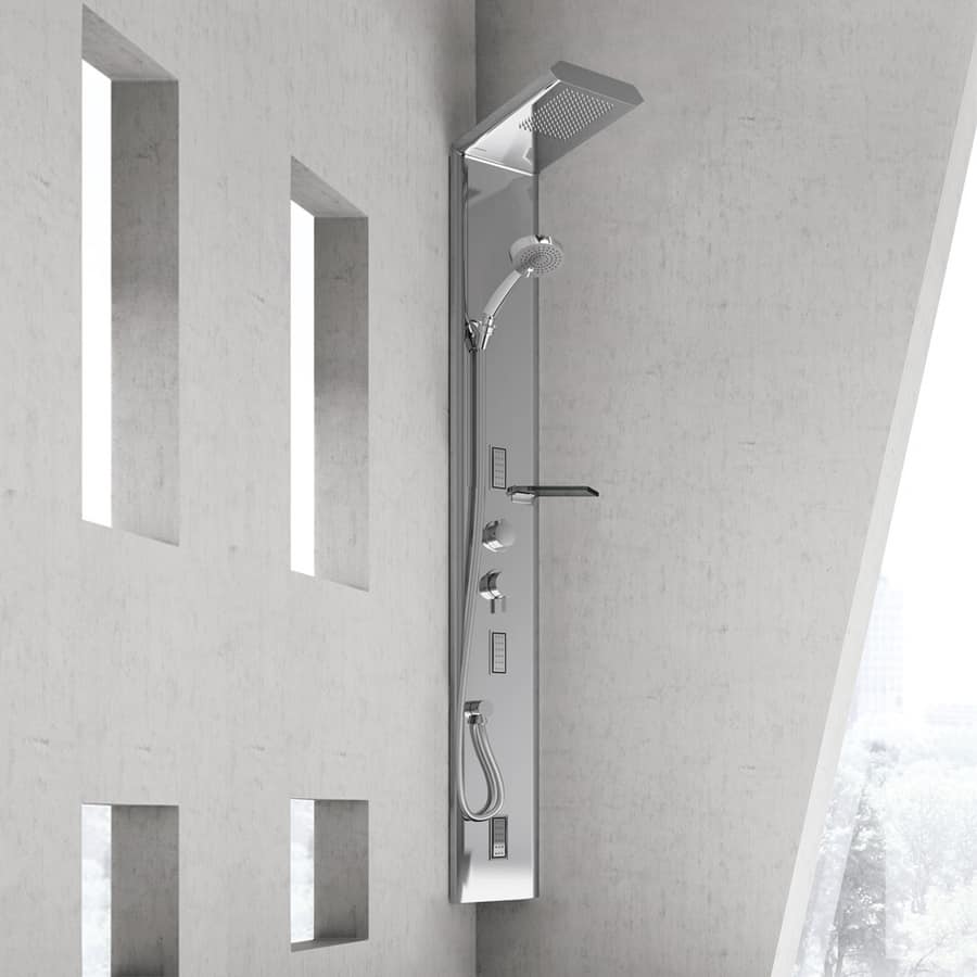 familia real Dios Interminable Columna de ducha con instalación en esquina | IDFdesign
