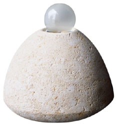Bulb, Lámpara de pie, en piedra, para el estudio y la casa