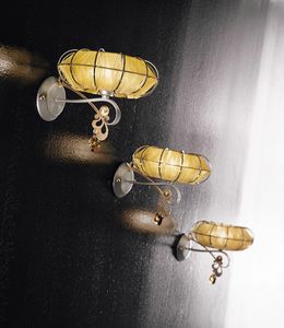 Dream applique, Lámpara de metal pintado, difusores en varios acabados
