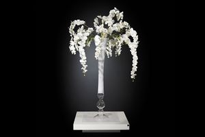 Eternity Vaso Madame Butterfly, Florero de cristal con arreglo floral
