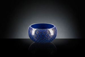 Mocenigo vase bowl, Florero decorativo en vidrio soplado