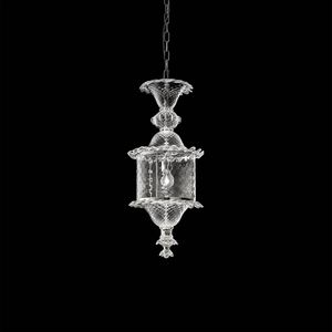 Art. VO 160/S/1, Lmpara de suspensin en cristal transparente.
