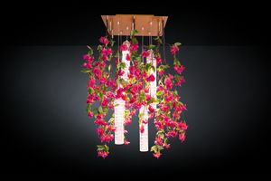 Flower Power Fuchsia Cascade, Araa con flores decorativas