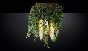 Flower Power Ivy, Lampdario con hiedra