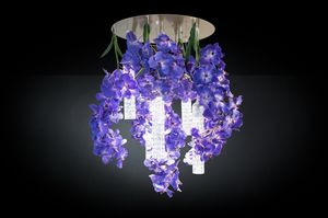 Flower Power Vanda, Araña con orquídeas artificiales