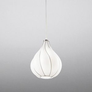 Goccia Rs409-030, Lámpara de suspensión en cristal blanco