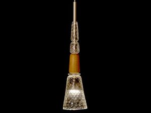 JOVI 001, Lámpara de suspensión de cristal, con un diseño contemporáneo