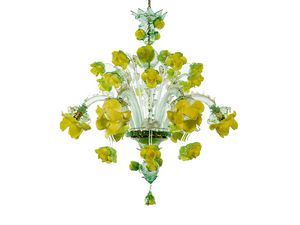 POSITANO, Araa floral de cristal de Murano
