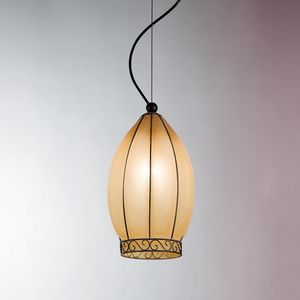 Tulipano Ms237-035, Lámpara de diseño clásico en vidrio