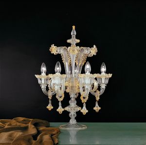 Art. VO 36/T/5, Lmpara de mesa de cristal, estilo clsico.