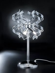 ASTRO Art. 205.123 - 206.123, Lmpara de mesa con base redonda de metal
