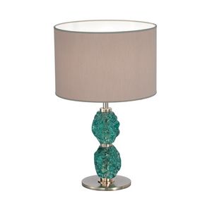Charme 600/1LM, Lámpara de mesa con cristal de Murano decorativo