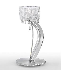Crystal Blade 512/1L, Elegante lmpara de mesa con difusor de cristal de Murano