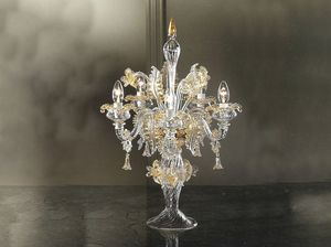 GIUDITTA FL, Lmpara de mesa tpica de cristal de Murano