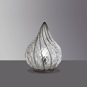 Goccia Mt111-035, Lámpara de mesa de cristal