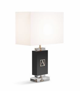 Lonely 0685, Lmpara de mesa con base de vidrio
