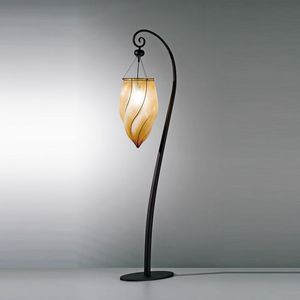 Pozzo Mp119-190, Lámpara de pie con difusor de vidrio soplado