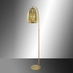 Salice Rp429-185, Lámpara de pie en cristal de hoja de oro