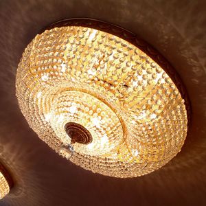 Aminta CL-16 PG, Lámpara de techo con esferas de cristal de Bohemia