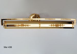 Art. MER 436, Lámpara de pared para pintura realizada en latón chapado en oro de 24kt