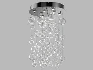 BOLERO Art. 251.080, Lámpara de techo con esferas de vidrio soplado