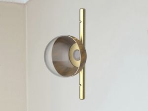 BORA AP, Aplique moderno hecho a mano en vidrio y metal.