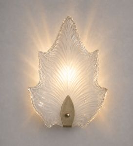 Elite 1240/A, Aplique de pared Outlet en cristal satinado.