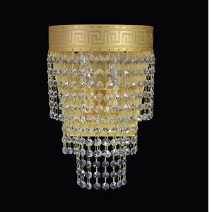 Impero AP5750-2535-K2, Lmpara de pared en oro y cristal, estilo griego