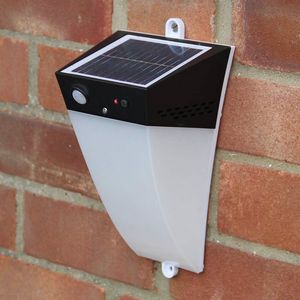 Lmpara de pared solar garden led Alarm - LA010LED, Lmpara de pared con alarma y sensor de movimiento