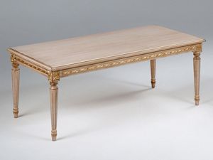 Art. 261/120, Mesa baja de madera, rectangular, de estilo Luis XVI