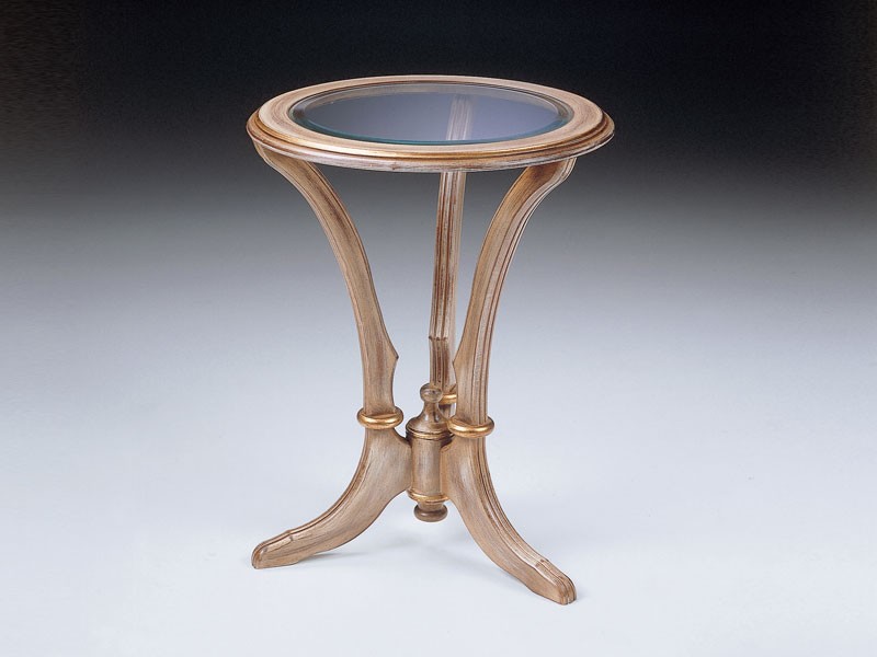 Art. 269/WB, Lámpara de mesa, de estilo clásico, con tapa de cristal