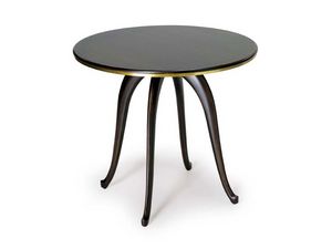 Art.453 small-table, Mesa redonda pequeña con líneas clásicas, en madera de haya