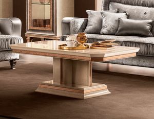 Dolce Vita mesa de centro, Mesa de centro de madera para sala de estar