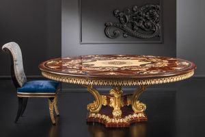 Roma RM164, Mesa de lujo con base tallada
