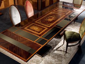 TA27 Luci della ribalta mesa, Mesa extensible, espejo superior, de estilo clásico