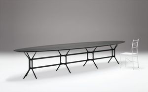 Arabesque, Sistema de mesas modulares, en el corte de metal por lser