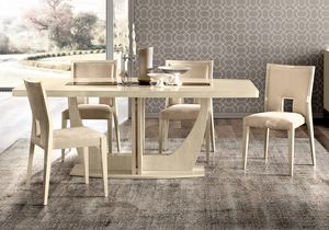 Ambra mesa, Mesa de comedor elegante